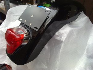 Lay Down Number Plate Bracket