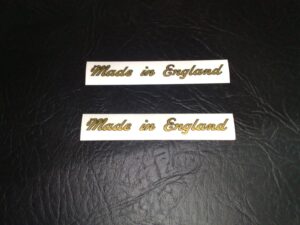 Made In England Sticker's