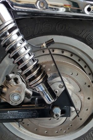 SPORTSTER SIDE MOUNT No PLATE