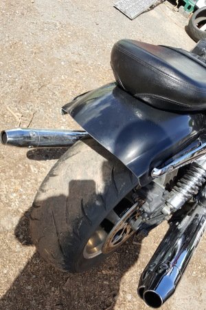 R3 SHORT REAR MUDGUARD