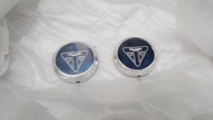 Rocket 3 Emblem Fork Nut Cover's