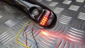 Rocket 3 Fender Strutt Covers Led