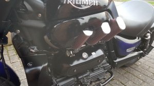 Rocket 3 Bear Claw Cut Out For The - 3 x K & N Filter's Not Included